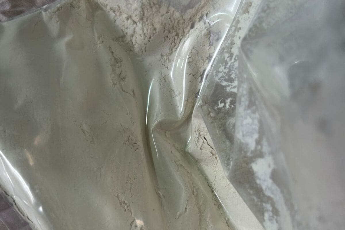 Polvo resultado de un proceso de secado spray en un equipo de secado spray GALAXIE