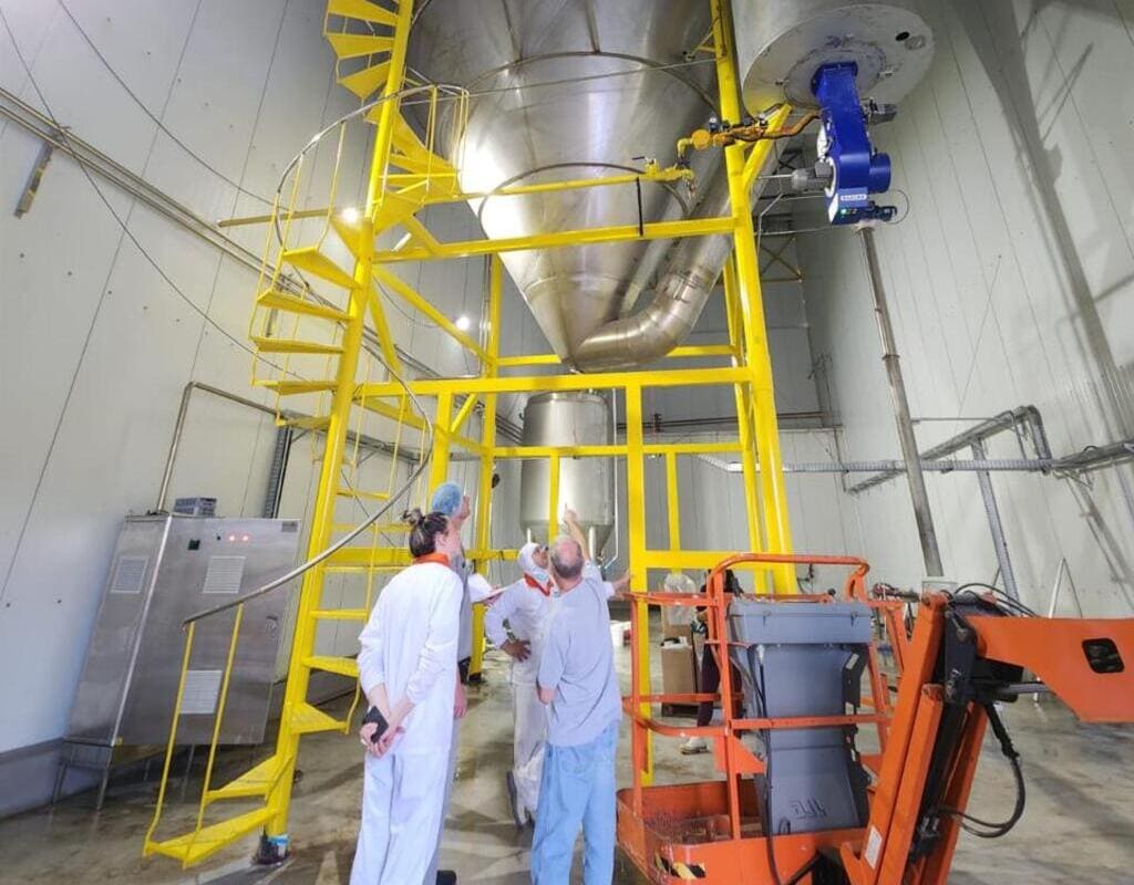 Puesta en marcha de un Secador Spray Galaxie en Naturovos, Brasil